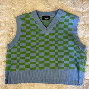 Cider Checkered Vest